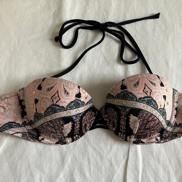Victoria's Secret Paisley Bandeau Bikini Top - Picture 1 of 3